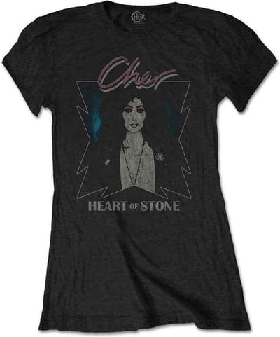 Cher - Heart Of Stone Dames T-shirt - S - Zwart