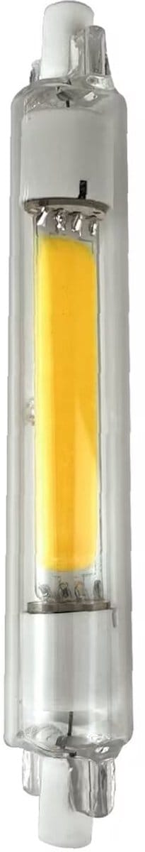Avide R7S LED Staaflamp Dimbaar 118mm - 10W 220-240V - 4000K - 1000lm - LED Lampjes Insteek - Wit licht - Vervangt 72W lamp