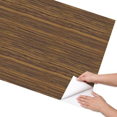 Coloray Meubel Wrap Folie - Bruin Meubelfolie - 75x150 cm - Wrapfolie Keuken Houtstructuur - Decoratiefolie - Modern Meubelfolie - Meubel Wrap Folie - Woonkamer decoratie - Texturen