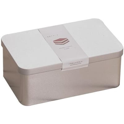 Boîte en Fer Multifonctionnelle en Forme de Tambour pour Biscuits et Bonbons Décoration de Maison Fournitures pour Fête de Thé à la Rose white