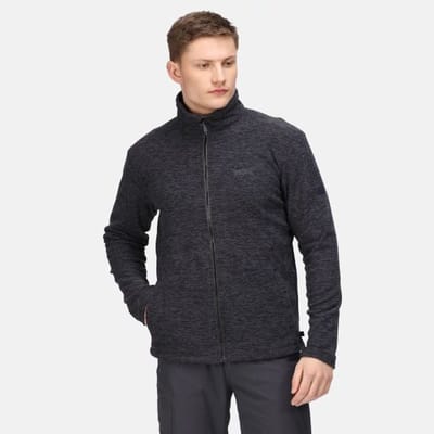 De Regatta Eilon Fleece - outdoortrui - heren - tweekleurig - lichtgewicht - Donker grijs