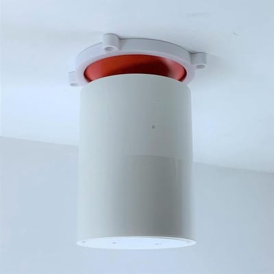 Plafond Beveiliging Mount - Wifi Systeem Beugel - Signaal Optimaliseren - Stevige Klem Ontwerp - Laag Profiel - Wit