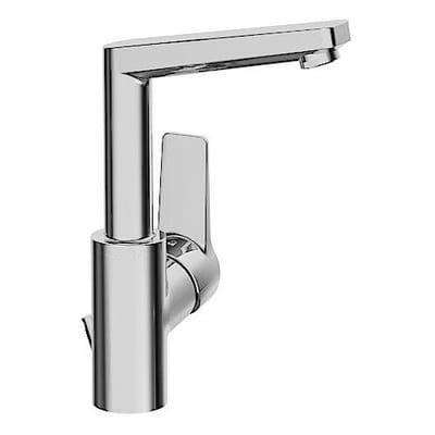 Hansa Twist - Wastafelkraan met waste en draaibare uitloop, chroom 09542203