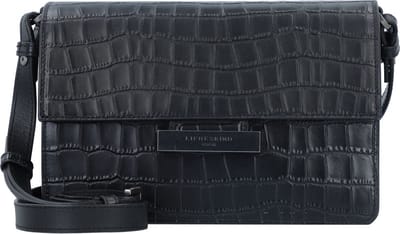 LIEBESKIND BERLIN Schoudertas Alex New Croco Crossbody Black Zwart