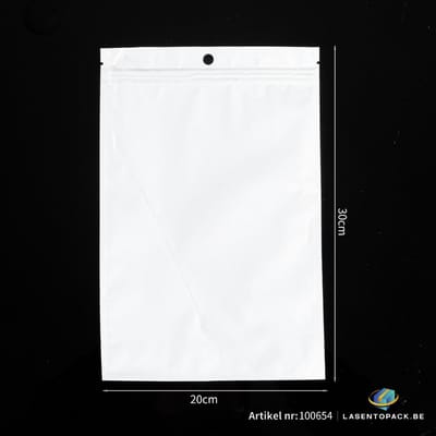 100x Reparatie Zakjes - Premium Gripzakjes (20cm x 30cm) – Zelfsluitende Sealbag Ziplock Zakjes
