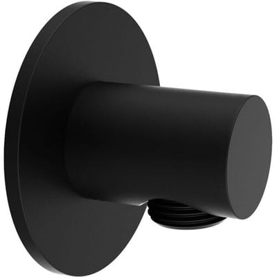 Herzbach DEEP BLACK shower connection bend seven round 23.995100.1.12