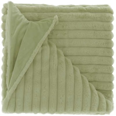Unique Living - Plaid Peppe Tea Green -150x200cm
