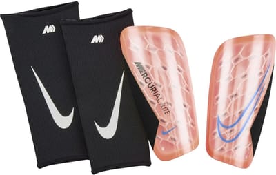 Nike Mercurial Lite Scheenbeschermers - Oranje/Paarsblauw/Zwart - Maat S - Unisex