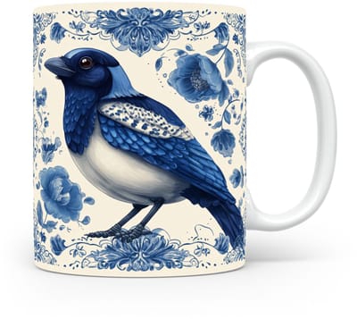 Mok Magpie Beker voor koffie of tas voor thee, cadeau voor dierenliefhebbers, moeder, vader, collega, vriend, vriendin, kantoor, opa, oma, hond, kerst, sinterklaas, verjaardag