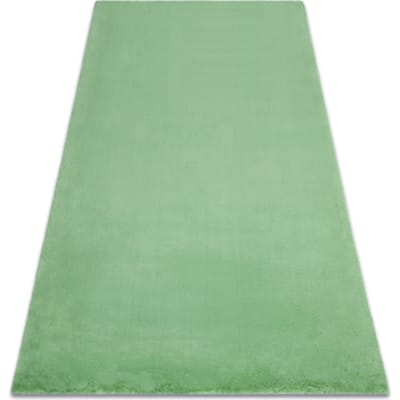 Kleden Rugsx Tapijt BUNNY groen IMITATIE konijnenvacht 80x150 cm