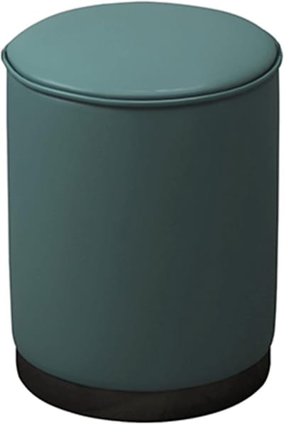 Voetenbank Kruk - Zachte Poef - Ontspannen Zitten - Stevige Metalen Basis - 40x45x35cm - Roze