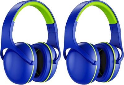 Comfortabele Geluidsisolerende Hoofdtelefoons voor Kinderen van 2-10 Jaar - Verstelbaar, Ideaal voor Concerten, Vliegtuigen en Motorraces - Navy Blauw