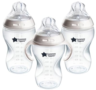 Tommee Tippee Closer to Nature Added Cereal Bottle, Clear, 330 ml