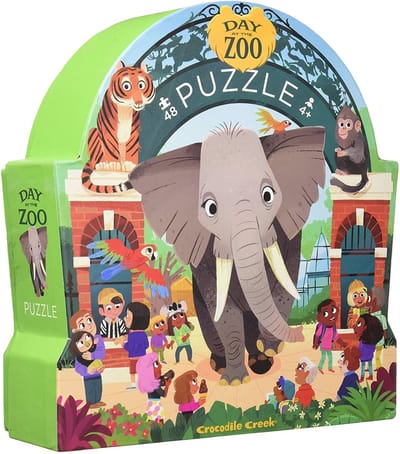 Olifant puzzel day at the zoo - Crocodile Creek