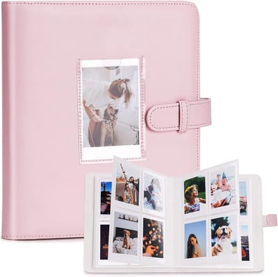 Fotoalbum Met 272+1 Tas voor Instax 3 Inch Film - Compatibel Met Fujifilm Instax Mini 90 9 8 70 7c 7s 11 50s 7+ 25, Kodak Instant Printer（roze）