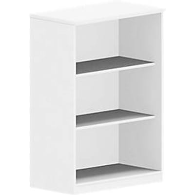 Boekenkast BEXXSTAR, 3 ordnerhoogtes, B 800 x D 445 x H 1155 mm, wit
