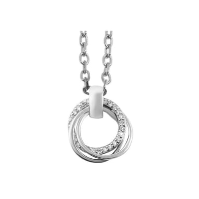 AKZENT Akzent dames hanger "Ceca" aus 925 Sterlingzilver, gerhodineerd, langlebig