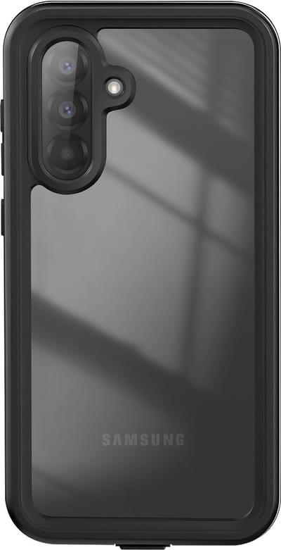 Redpepper, Waterdicht hoesje Geschikt voor Samsung Galaxy A56 IP68 Schokbestendig met Geïntegreerde Polsband, Zwart
