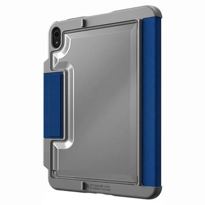STM Goods, Hoesje geschikt voor iPad 10.9 inch 2022 / 11 inch 2025 - Dux Plus Series met Standaard, Nachtblauw