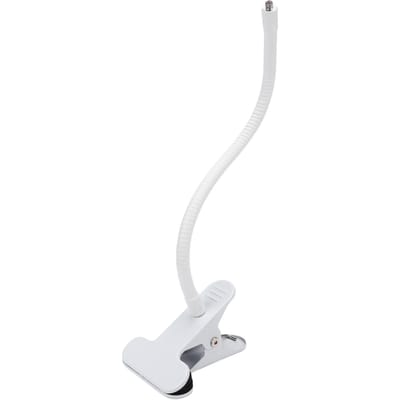 Flexibele Bevestiging Geschikt voor HelloBaby HB65 HB6550 HB6558 HB66 HB248 Camera 1Celsius 4 Inch Schroef Babycamera Klem Houder white