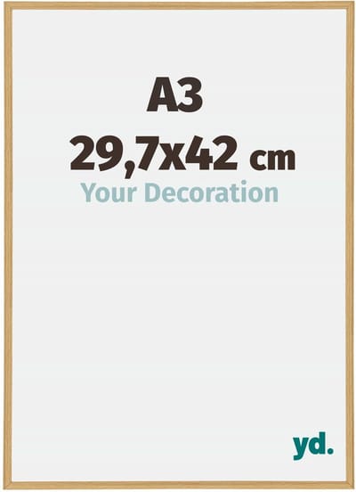 Your Decoration - Fotolijst A3 29,7x42 cm - Kunststof - Beuken Licht - Annecy