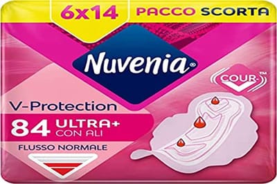 Ultra Sanitary Napkins with Wings - 6 Packs of 14