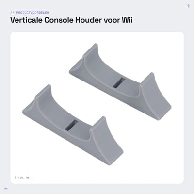Dailygoods- Console Houder - Verticale Stand - Stabiele Koelbeugel - Lichtgewicht - Compact - Verbeterd Koelontwerp - Console Standaard