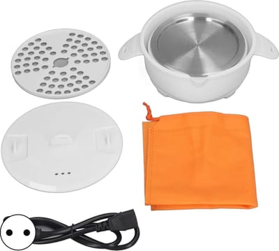 Elektrische Hot Pot - Kookpan Reizen - Compact Koken - Opvouwbaar Ontwerp - 1.2 Liter - Zwart