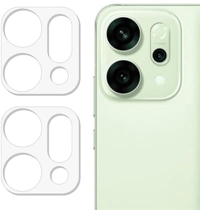 Coverup Camera Lens Protector - Geschikt voor OPPO Reno14 Camera Lens Protector - Coverup 9H Tempered Glass Duo-Pack - Transparant