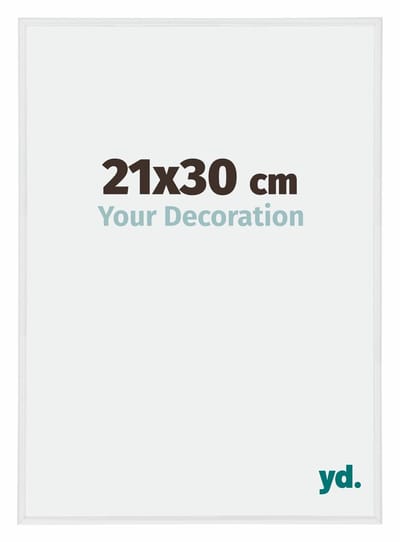 Your Decoration - Fotolijst 21x30 cm - Kunststof - Wit Hoogglans - Annecy