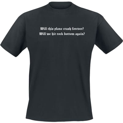 PLUME T-shirt - Cortisol Sigil - S tot XXL - voor Mannen - zwart