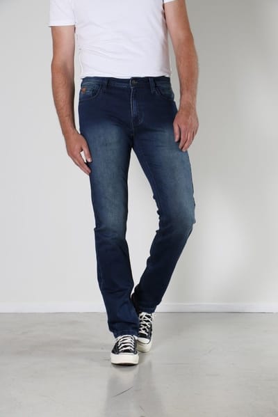 New Star broek - Vivaldi dark stone wash jogg jeans broek slim fit Maat 30/34