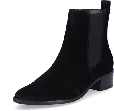 Paul Green 8271 Enkellaarsjes - Enkelboots met rits - Dames - Zwart - Maat 37