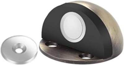 Deurstop - Deurvanger - Deuren Beveiligen - Magnetisch - Punch-free - Zwart Brons