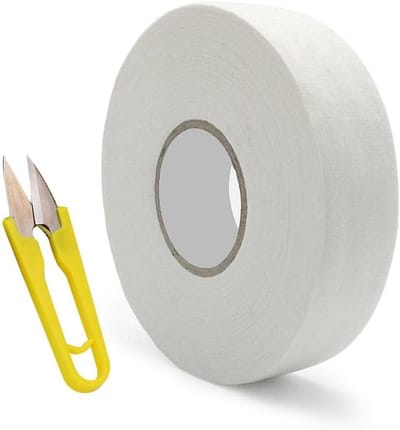 Allecto Plus - Hockey tape voor grip en bescherming van hockey- en tennisrackets, 25m x 2,5cm - Blauw