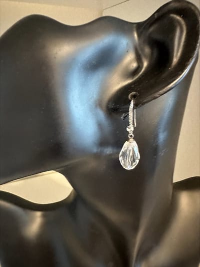 Amerikaanse luxe oorbellen transparant | | Make up | Parfum | Moederdag | Verjaardagscadeau| Cadeautje| Valentijnsdag| Kado | sieraden | vaderdag | oorbellen | oorsieraden