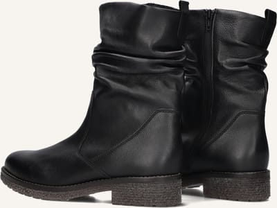 Gabor 013 Enkellaarsjes - Enkelboots met rits - Dames - Zwart - Maat 35,5