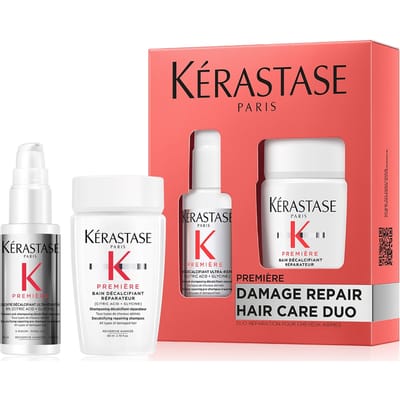 Kérastase Première Duo Discovery Set, Pre-Shampoo and Shampoo for All Types of Damaged Hair
