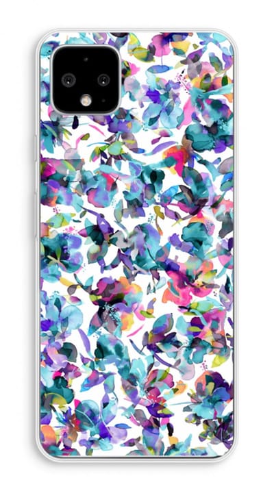 Case Company® - Hoesje geschikt voor Google Pixel 4 XL hoesje - Hibiscus Flowers - Soft Cover Telefoonhoesje - Bescherming aan alle Kanten en Schermrand
