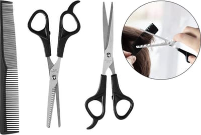 PD® Kapperset 3-Delig: Knippen, Uitdunnen en Stijlen als een Pro!
