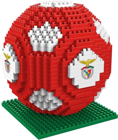 Voetbal Bouwset - Constructiespeelgoed voetbal - Teamgeest tonen - Officieel gelicentieerd - 10 cm x 10 cm x 10 cm