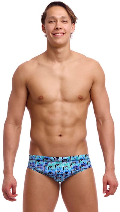 Funky Trunks Seamed Zwemslip Blauw AUS 38 Man