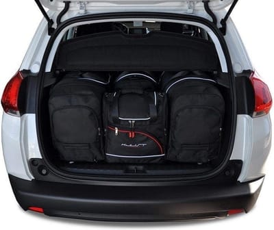 PEUGEOT 2008 2019+ 3-delig Reistassen Op Maat Auto Interieur Kofferbak Organizer Accessoires