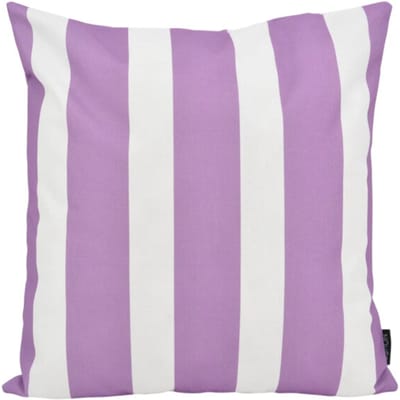 Streep Paars Kussenhoes | Outdoor / Buiten Collectie | Katoen/Polyester | 45 x 45 cm