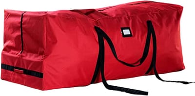 Opbergtas Kunstboom - Beschermhoes Organizer - Feestdagen Opslag - Versterkt Waterdicht Materiaal - 150 x 50 x 63 cm - Rood