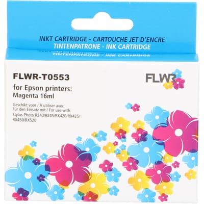 FLWR - Cartridges / Epson T0553 / magenta / Geschikt voor Epson