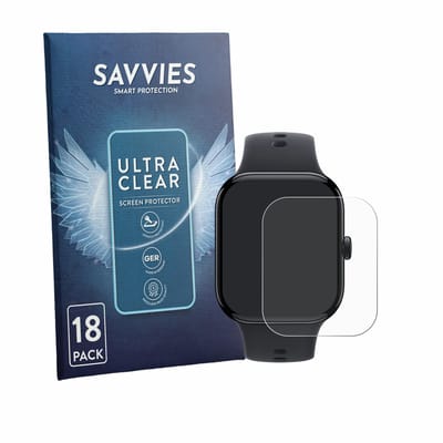 Savvies - Screenprotector voor Vivo Watch GT 2 - Folie Beschermfolie transparant 18 Stuks