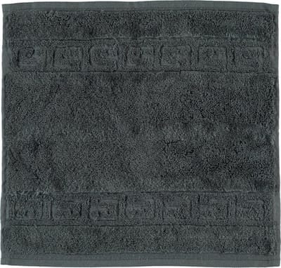 CAWÖ Noblesse Uni Washandje - Antraciet - 30x30