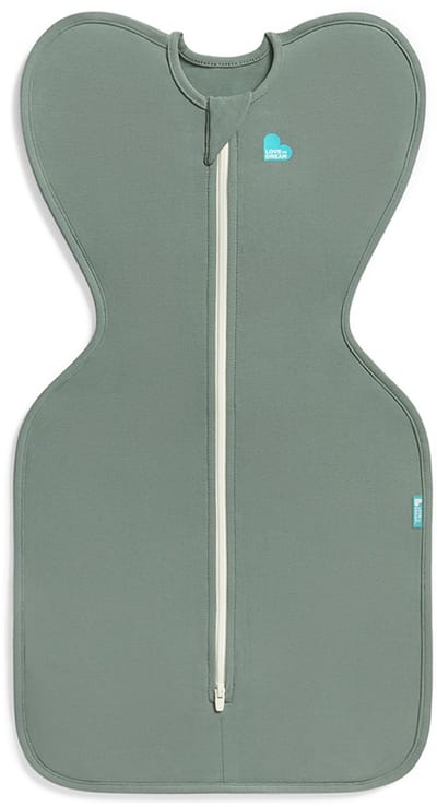 Love to Dream™ Babyslaapzak Swaddle Up™ - Inbakeren - Baby 3-6 maanden - 6-8.5 kg - All season - 1.0 TOG - Deep olive