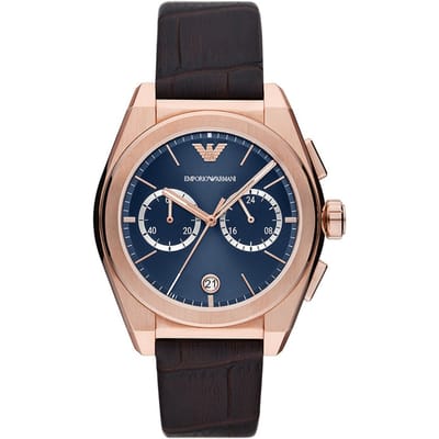 Emporio Armani Federico Heren Horloge Bruin AR11563